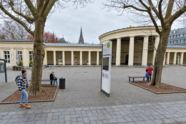Elisenbrunnen in central Aachen, near the Eastgate Germany office