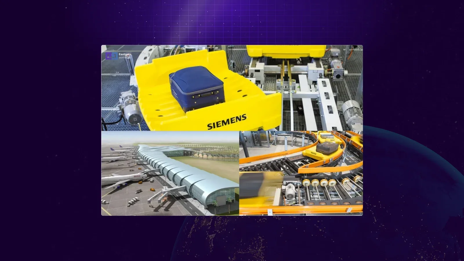 Airport baggage handling automation system interface