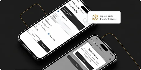 Mobile banking transfer screens from the fintech platform Eastgate Software migrated to Azure with zero downtime