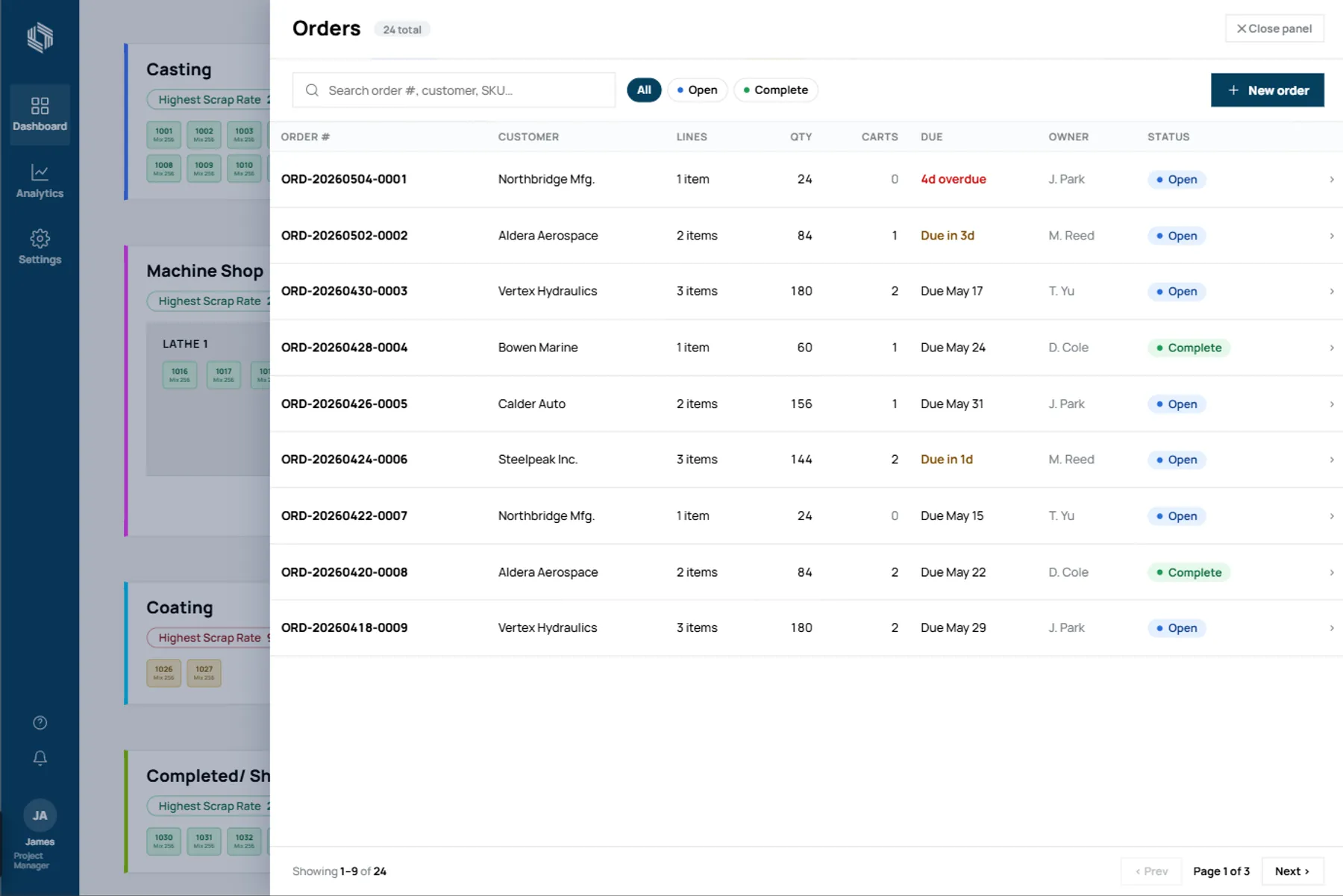 Manufacturing Workflow Platform