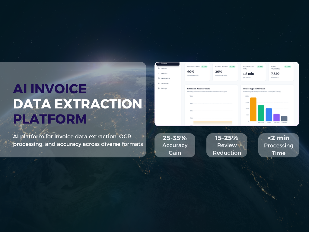 AI Invoice Data Extraction Platform