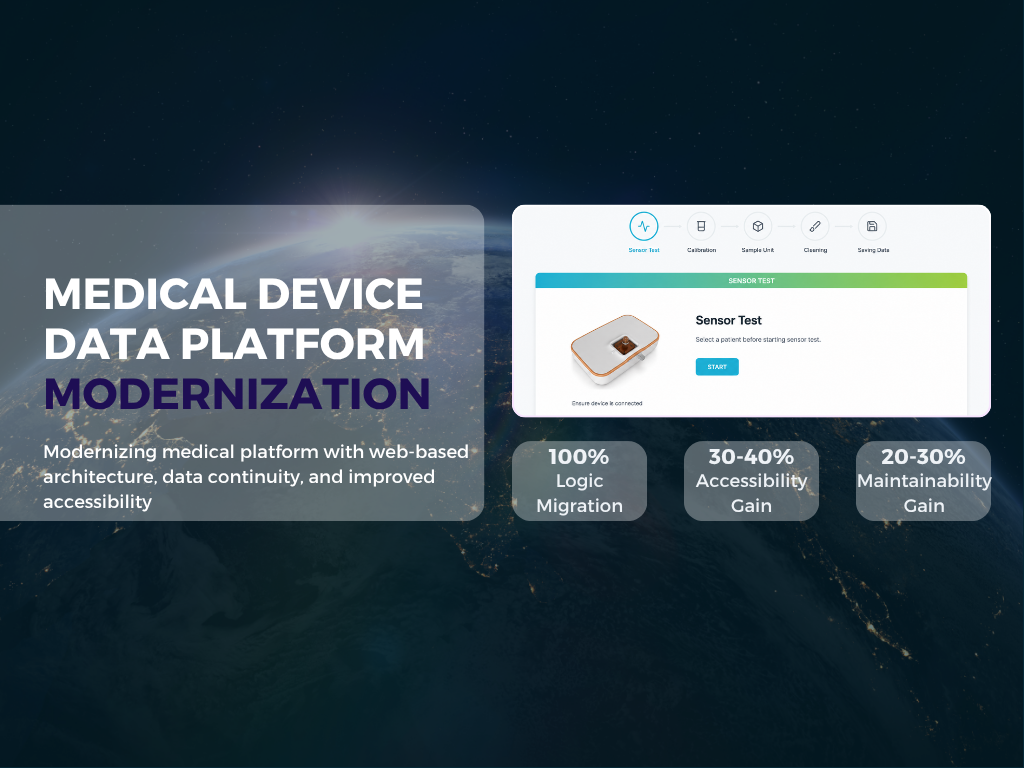 Medical Device Data Platform Modernization
