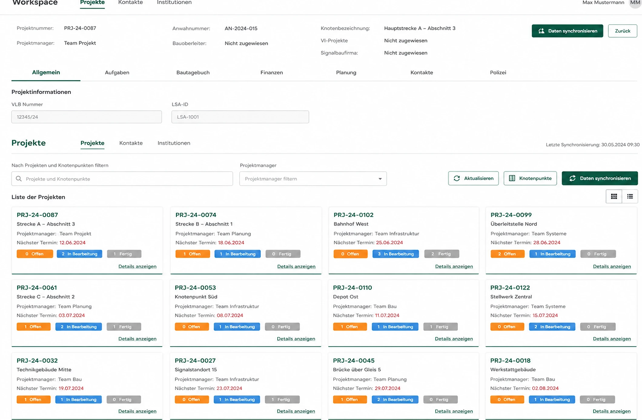Real-time data synchronization and consolidated reporting across enterprise systems
